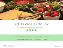 Tablet Screenshot of kellisvegankitchen.com